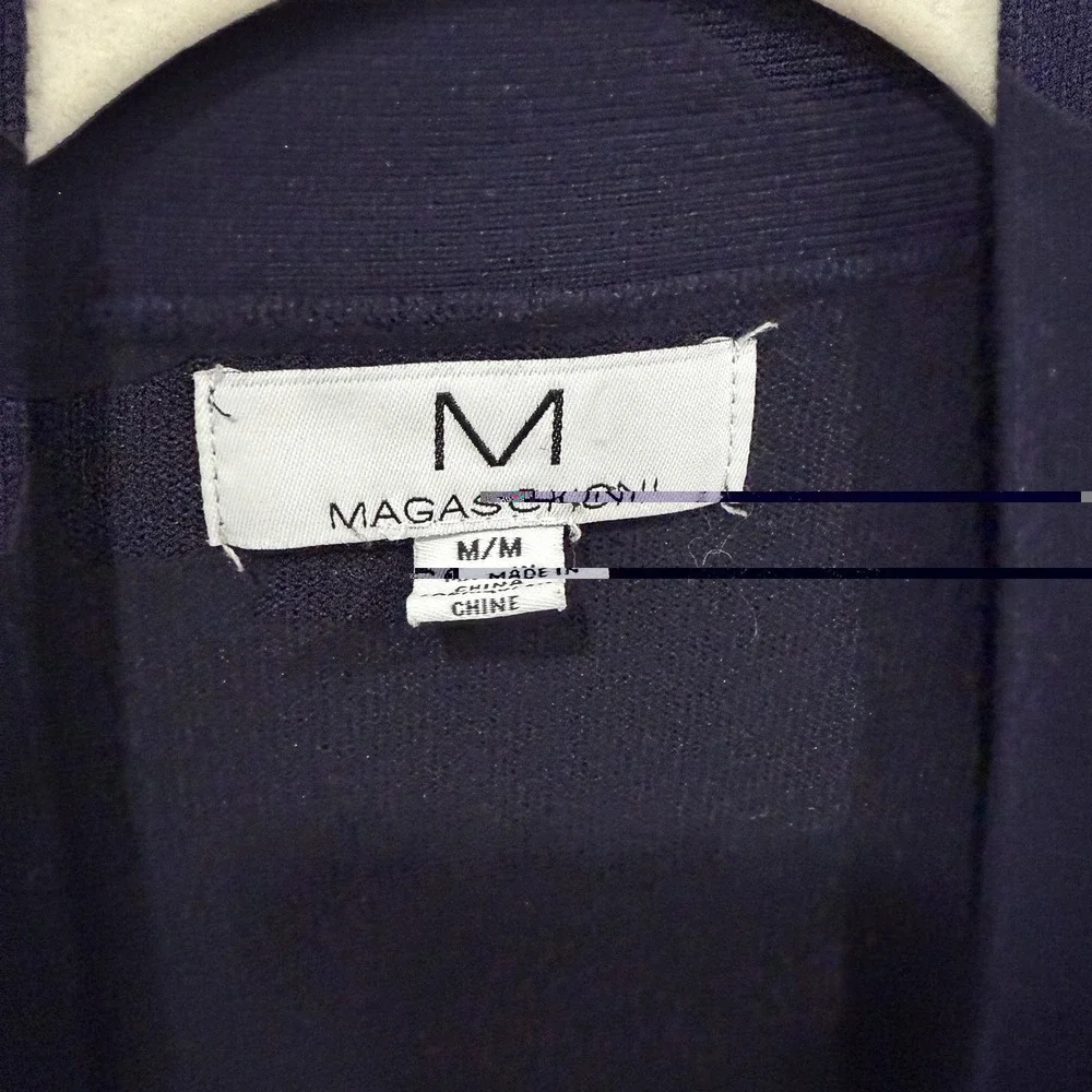 Women's Magaschoni‎ Medium M Blue Cardigan